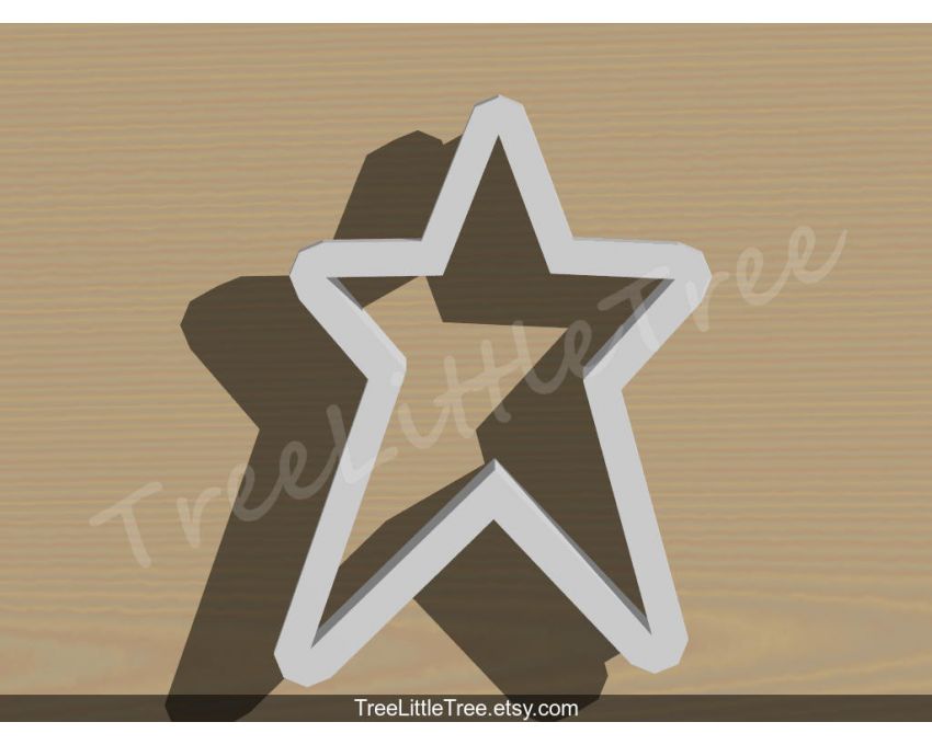 Star Style2 Cookie Cutter.Unique Cookie Cutter