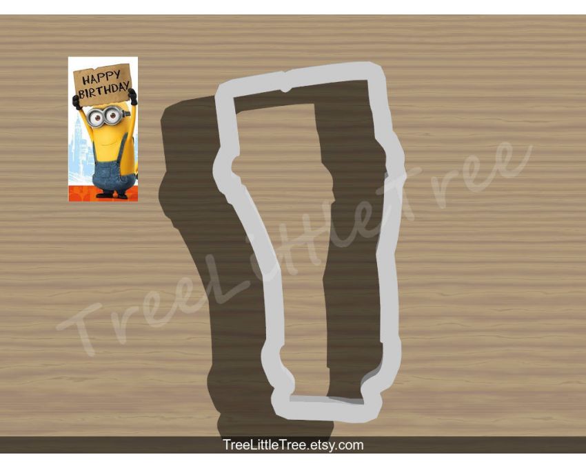 Minions Style3 Cookie Cutter.Cartoon Cookie Cutter