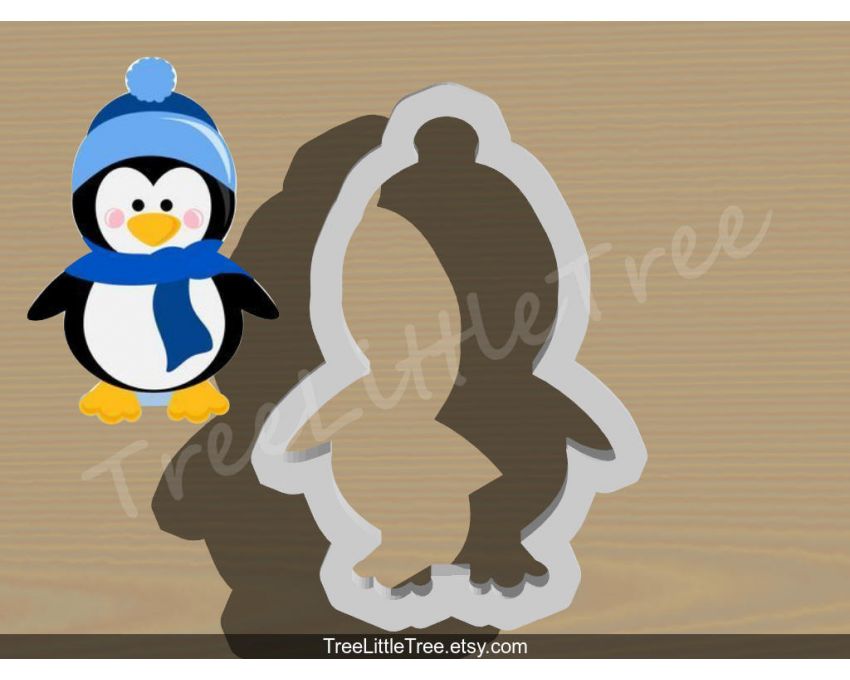 Penguin Cookie Cutter. Animal Cookie Cutter