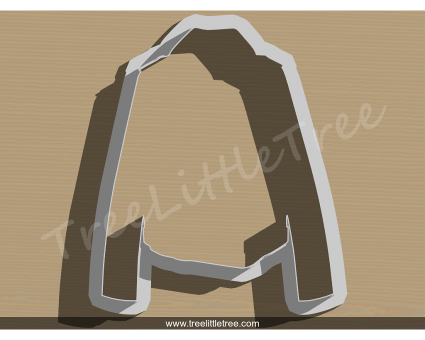 Leather Jacket Cookie Cutter. Wedding Cookie Cutter