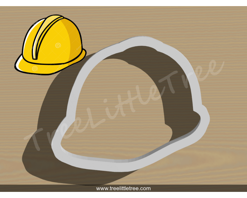 Construction Hat Cookie Cutter. Construction Cookie Cutter
