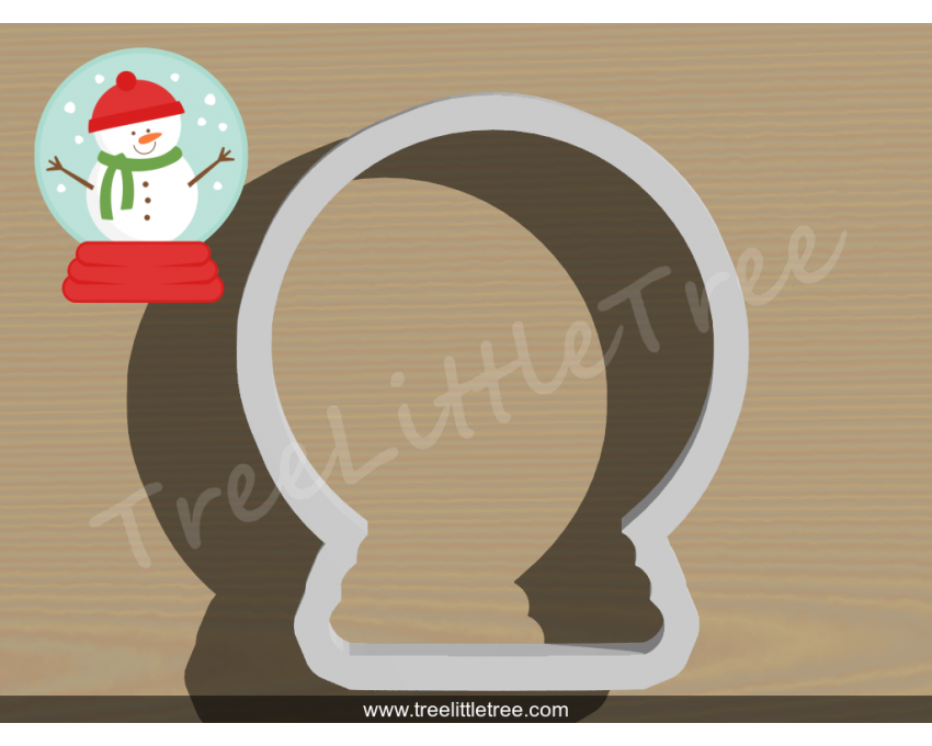 Snow Globe Cookie Cutter. Christmas Cookie Cutter