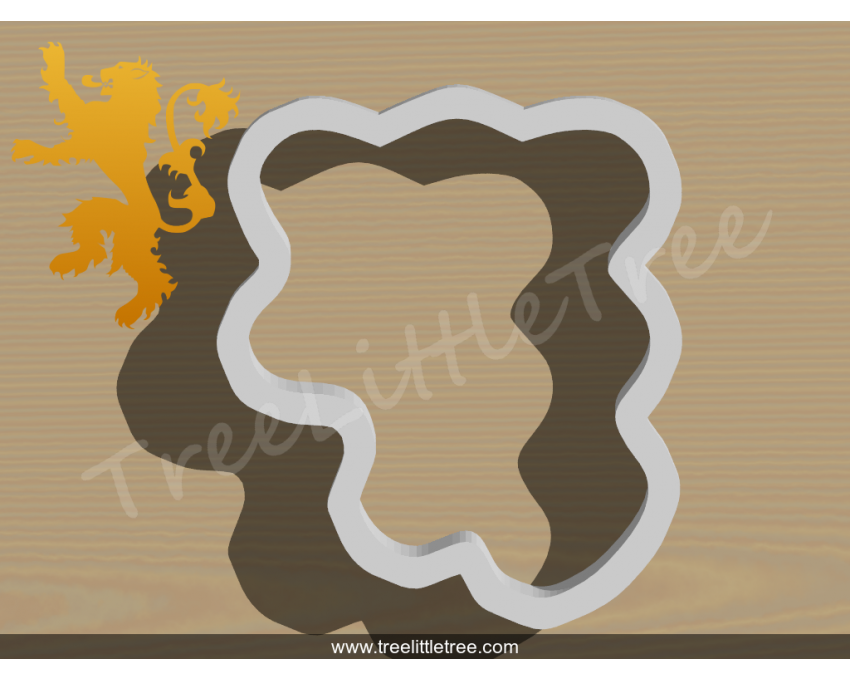House of Lannister Symbol Cookie Cutter. Game of Throne Cookie Cutter. Movie Cookie Cutter