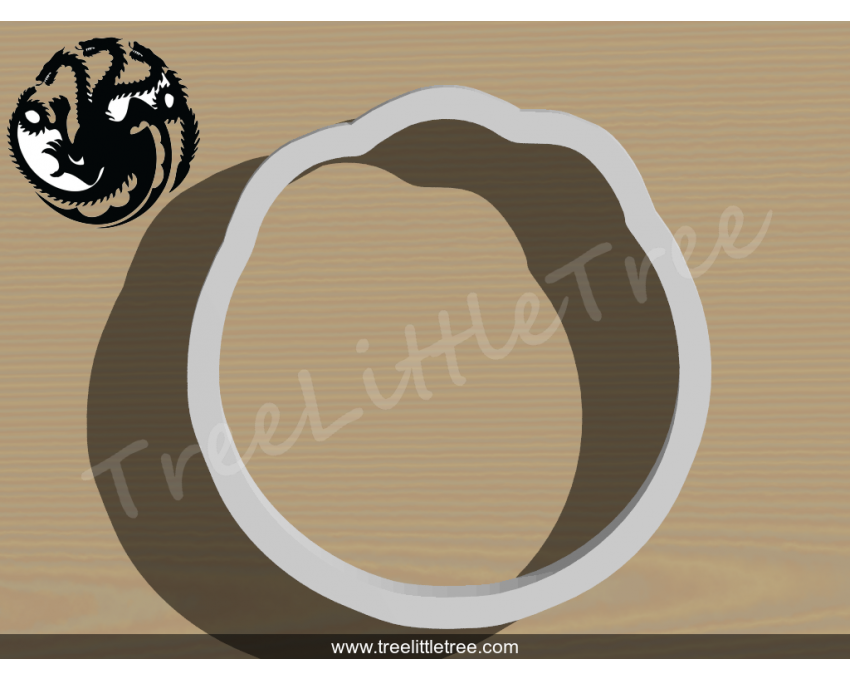 House of Targaryen Symbol Cookie Cutter. Game of Throne Cookie Cutter. Movie Cookie Cutter