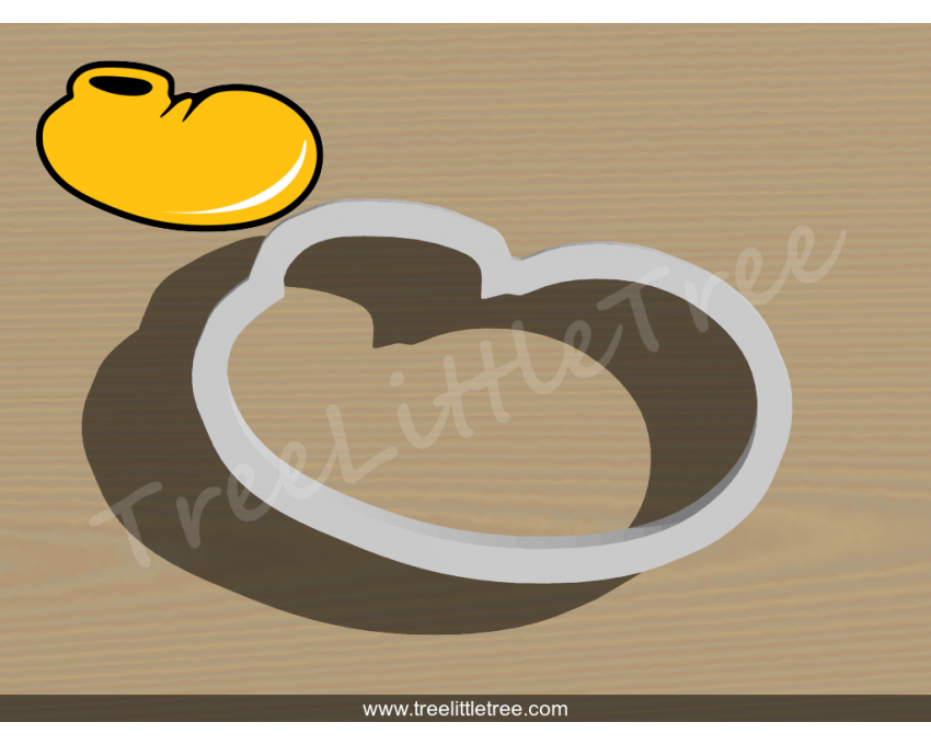 Mickey Mouse Shoe Cookie Cutter. Disney cookie cutter. Cartoon Cookie Cutter