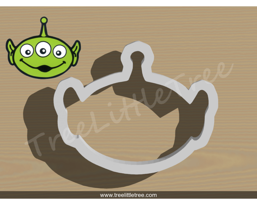 Toy Story Alien Head Cookie Cutter. Disney cookie cutter. Cartoon Cookie Cutter