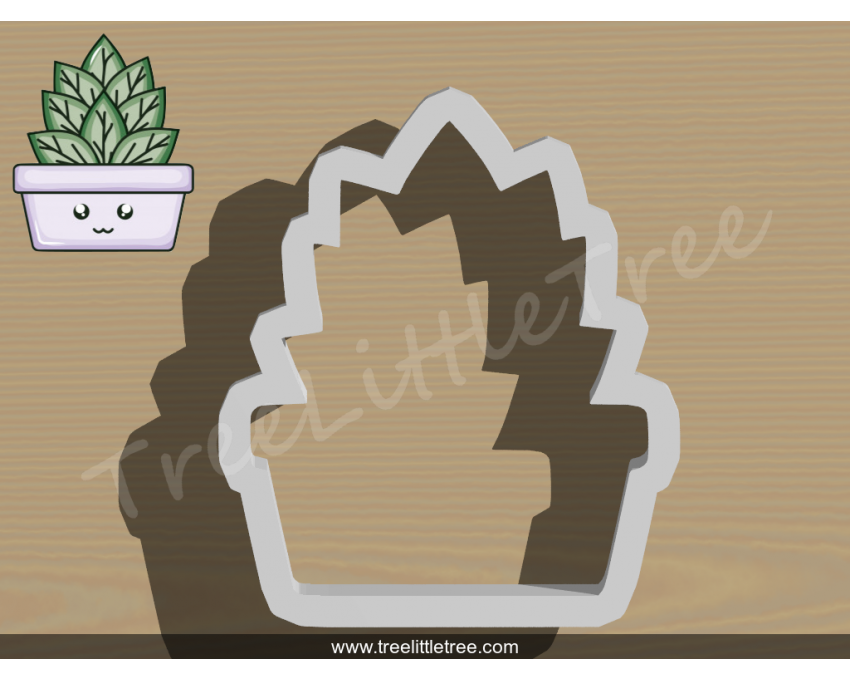House Plant Style 1 Cookie Cutter. Plant Cookie Cutter. 