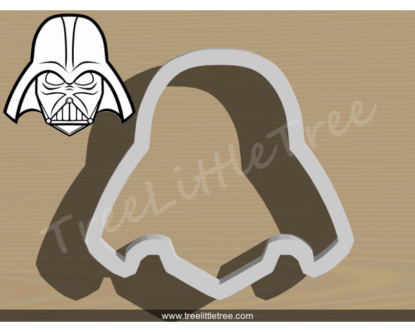 Darth Vader Cookie Cutter. Star Wars Cookie Cutter
