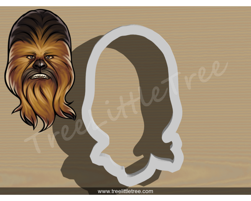 Chewbacca Cookie Cutter. Star Wars Cookie Cutter
