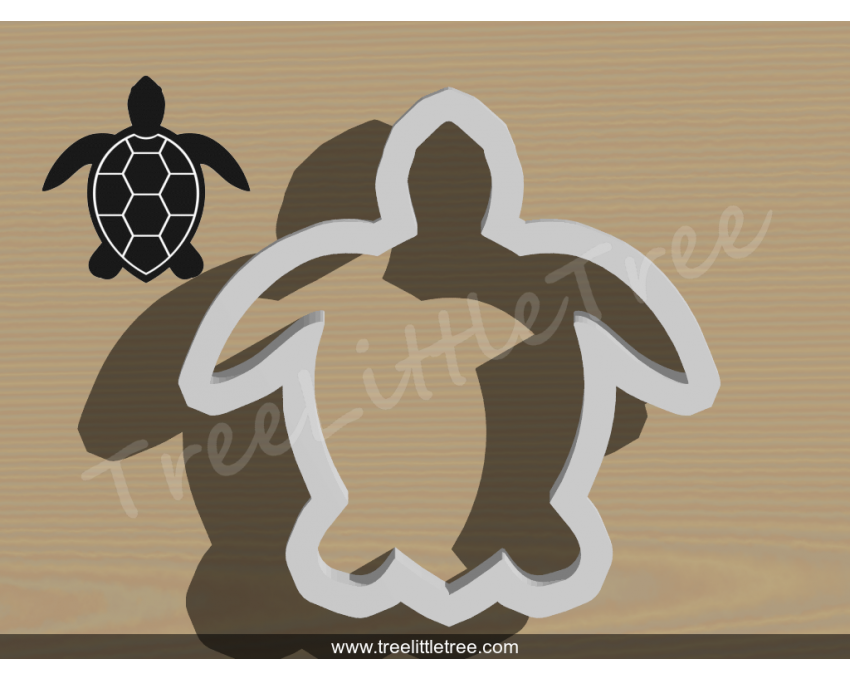 Sea Turtle Cookie Cutter.  Animal Cookie Cutter