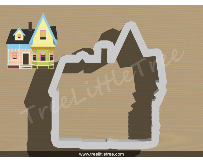 Up House Cookie Cutter. Movie Cookie Cutter