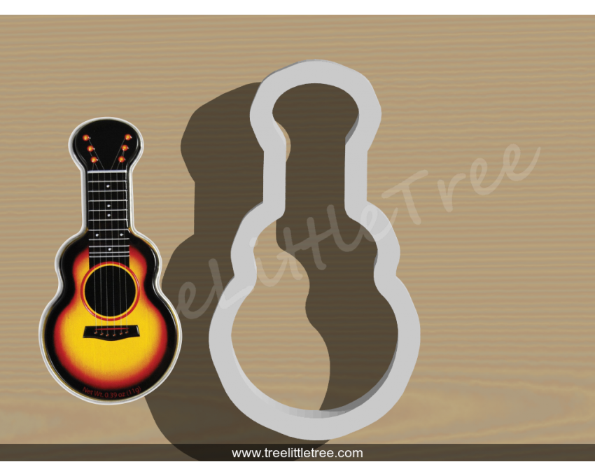 Guitar Cookie Cutter. Musical Instruments cookie cutter