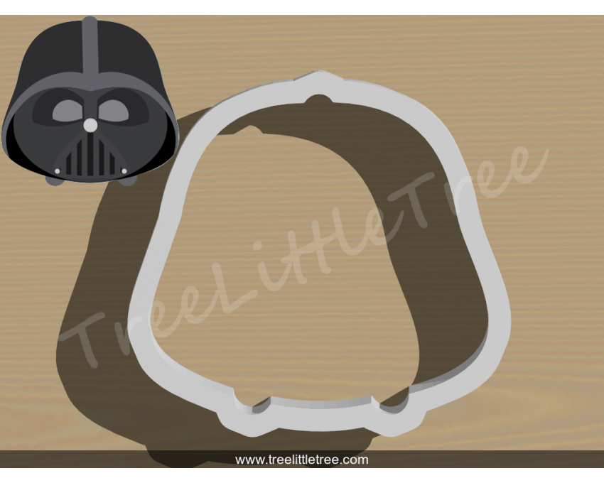 Tsum Tsum Darth Vader Cookie Cutter. Star Wars Cookie Cutter