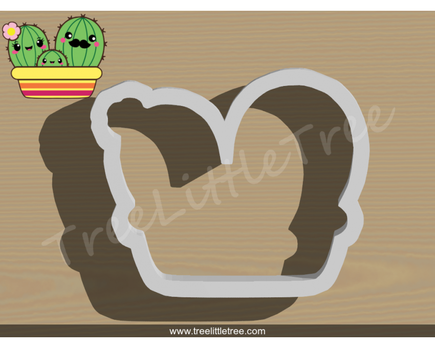 Cactus Family Cookie Cutter. Plant Cookie Cutter