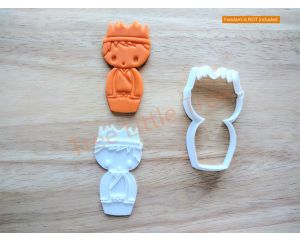 Japanese Boy Doll Cookie Cutter and Stamp Set