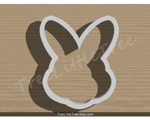 cute easter bunny Cookie Cutter set 0296