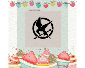 Hunger Games Logo Stencil