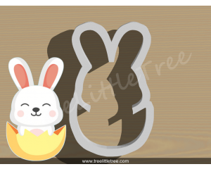 cute easter bunny Cookie Cutter set 0296