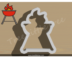 BBQ Grill With Lid Cookie Cutter